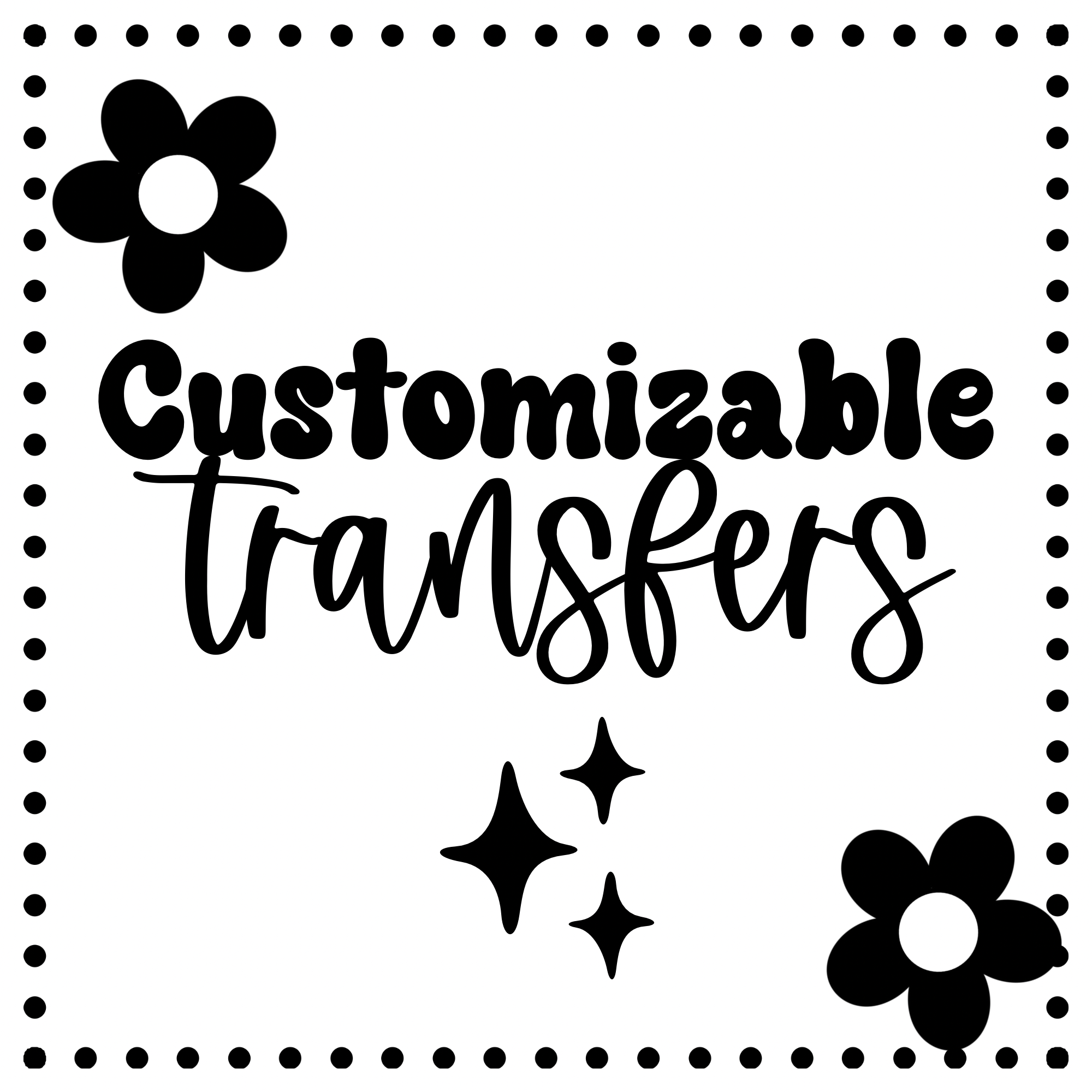 Customizable Transfers – Lovie T Designs
