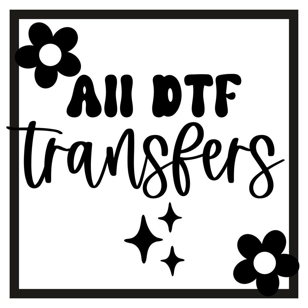 All DTF Transfers