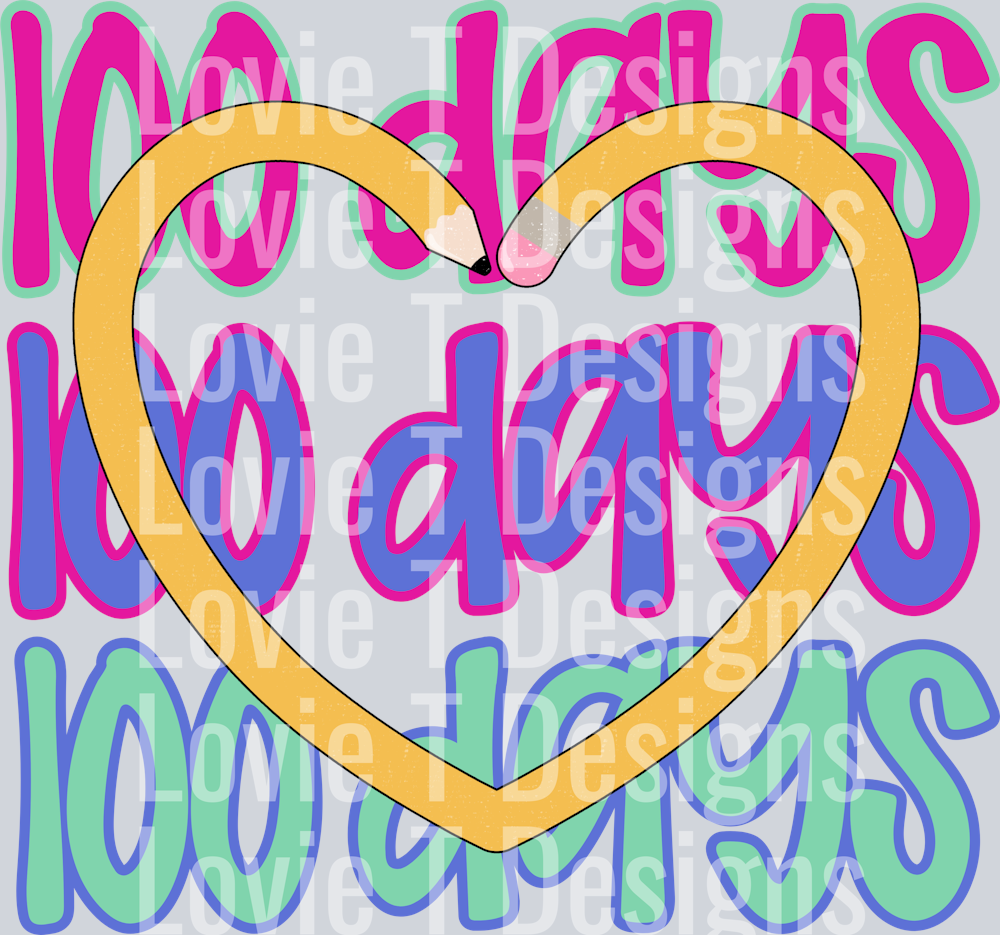 100 days bright pencil