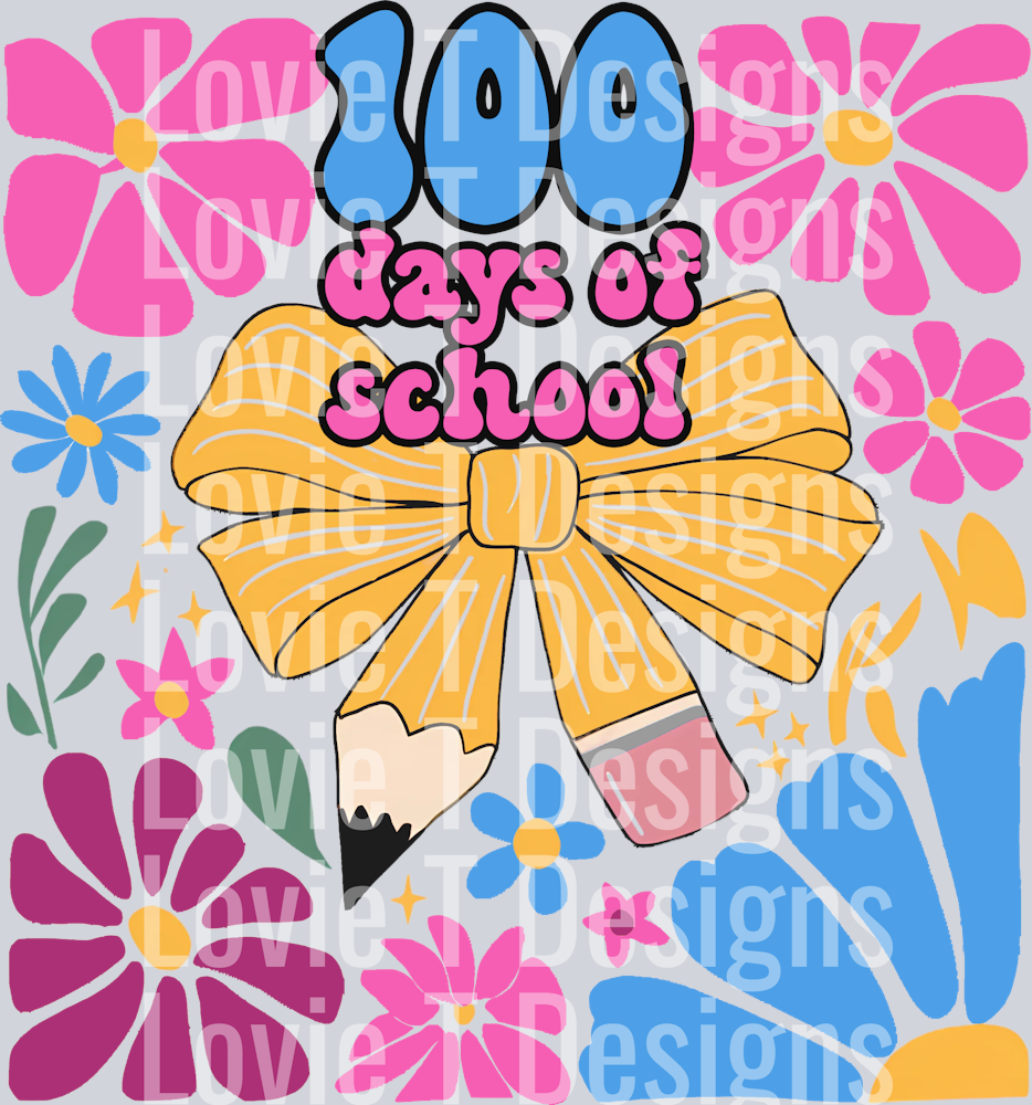 100 days of sxhool floral