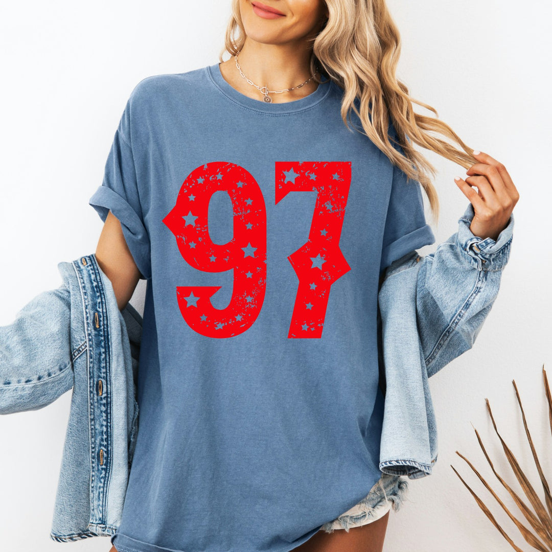 Grunge Stars customizable DTF transfer mockup