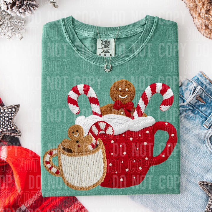 22X60 CHRISTMAS FAUX YARN GANG SHEET