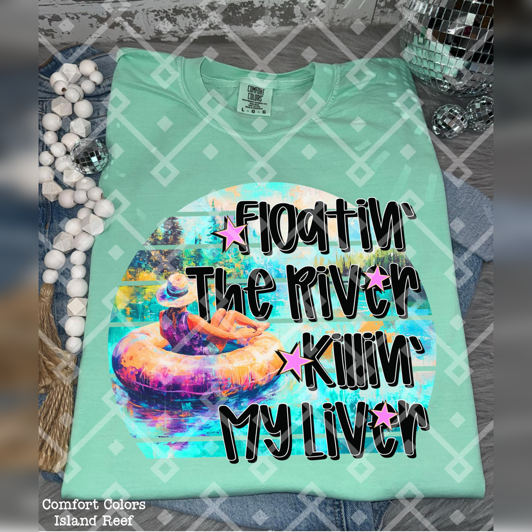 Floatin River – DTF Transfer – product image