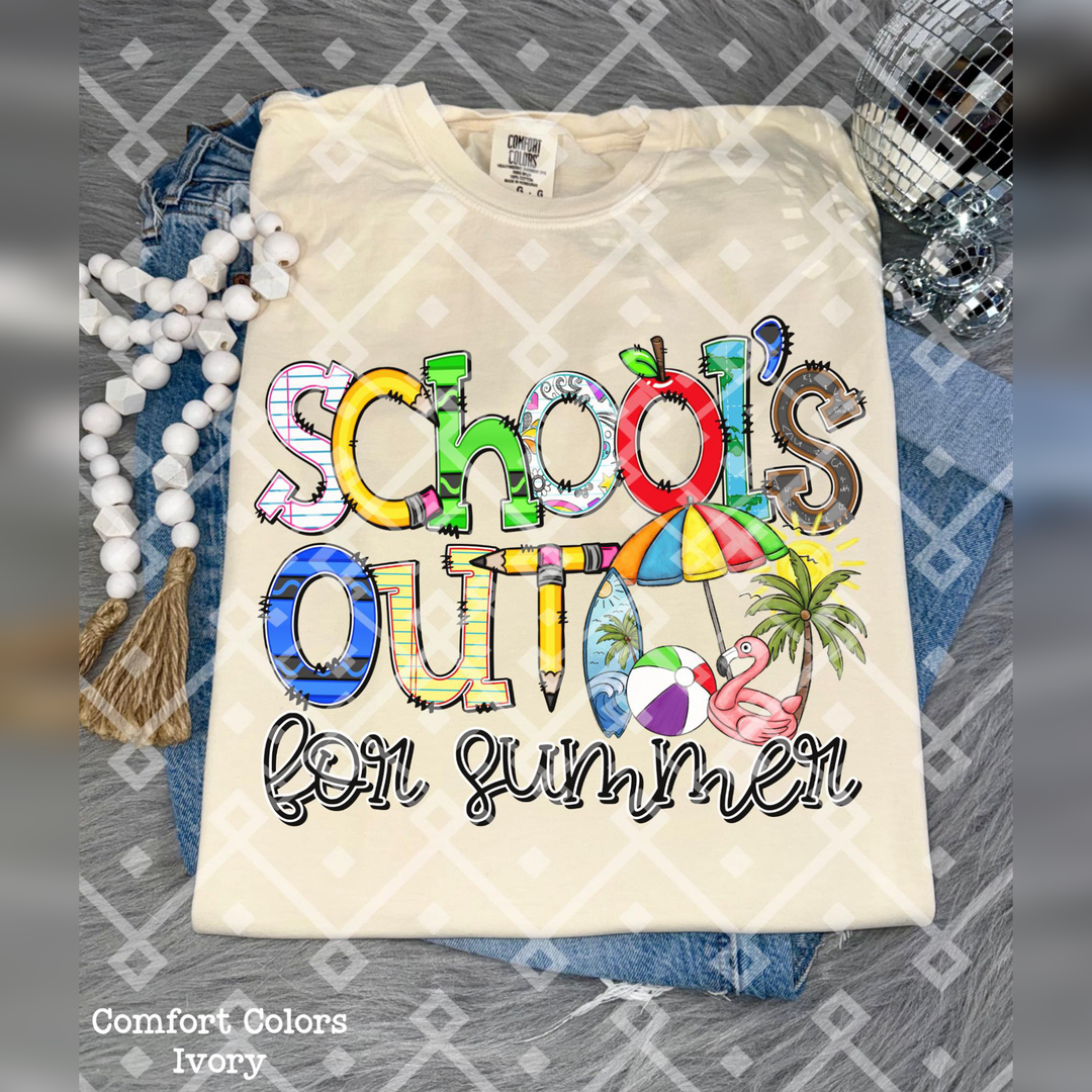 Schools Out – DTF Transfer