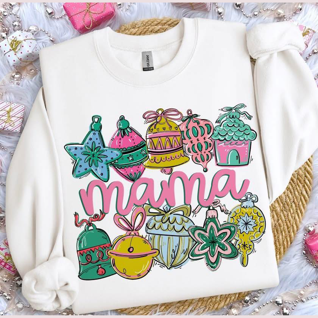Ornament Name Frame Mama – DTF Transfer
