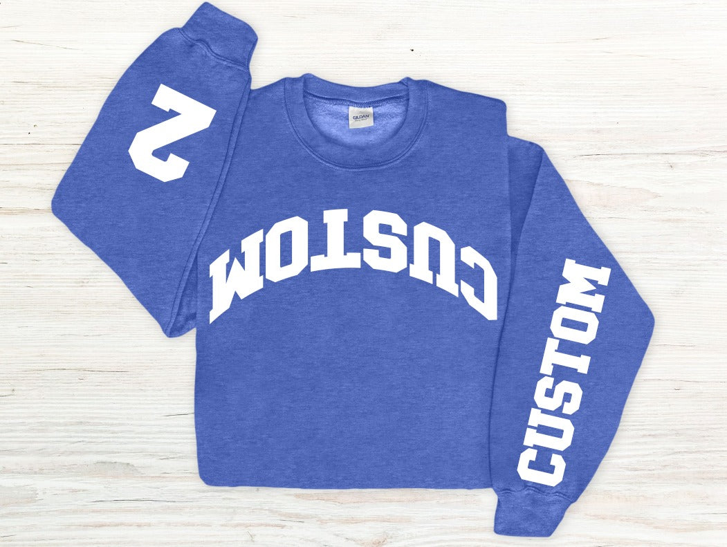 CUSTOM UPSIDE DOWN + SLEEVES