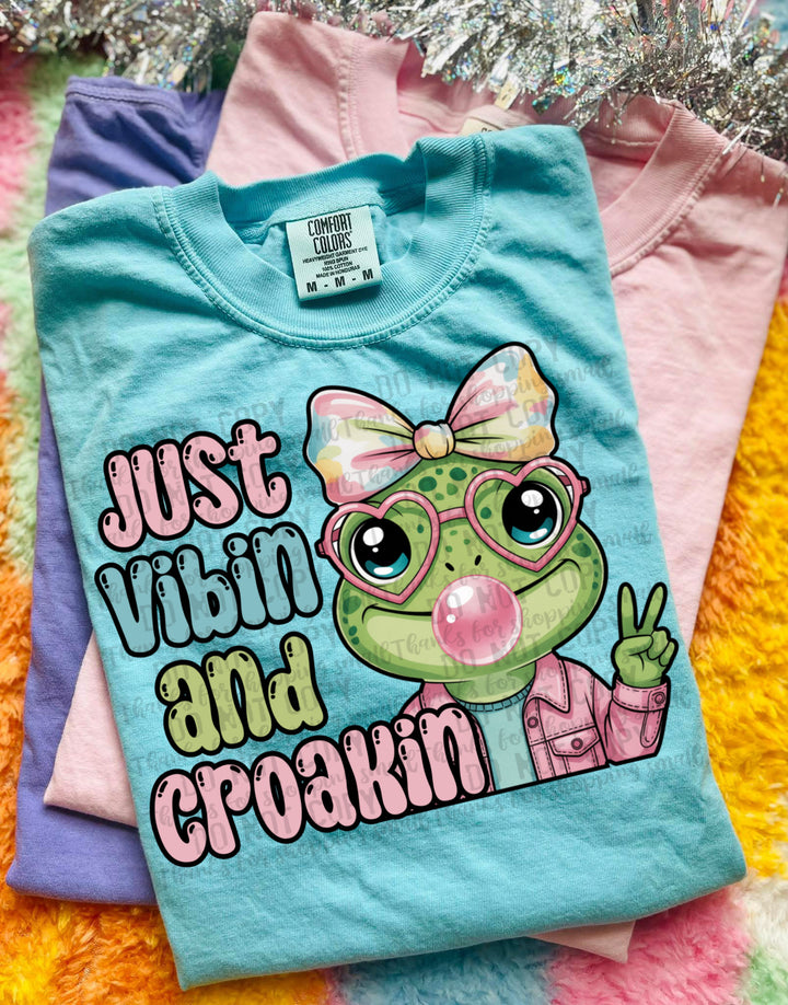 JUST VIBIN AND CROAKIN