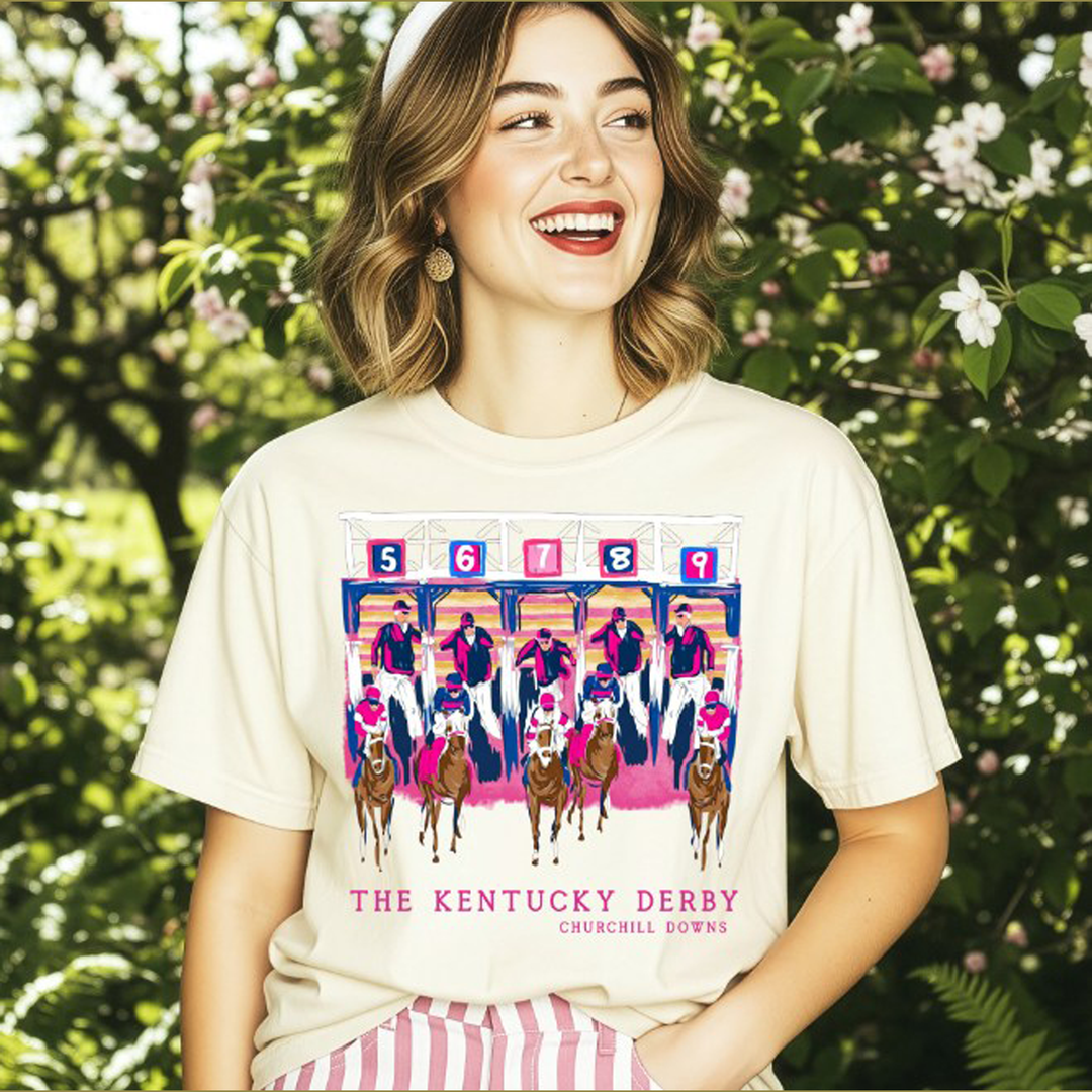 Pink Derby – DTF Transfer