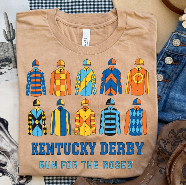 Kentucky Derby Jockey DTF transfer design