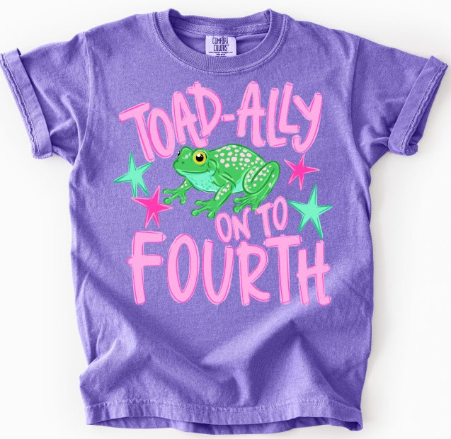 Toadally Fourth Girl DTF transfer design