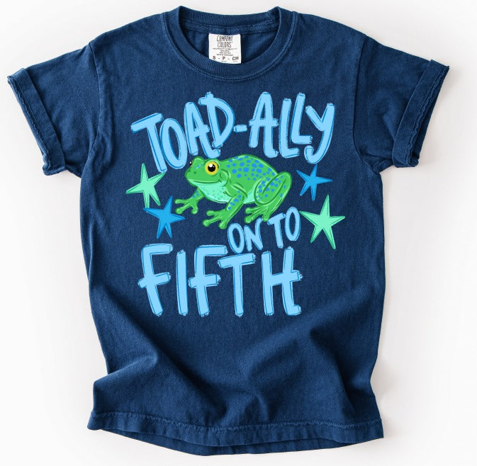 Toadally Fifth Boy DTF transfer design