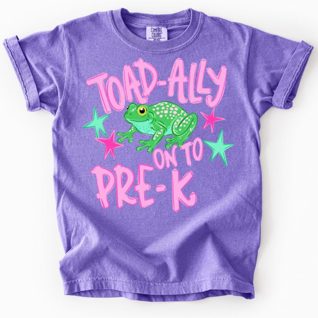 Toadally Pre-K Girl – DTF Transfer
