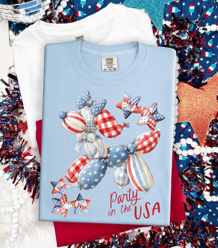 Party USA Balloon Dog DTF transfer design