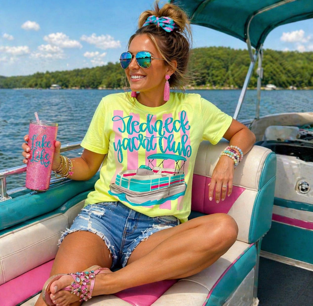 Redneck Yacht Club summer DTF transfer design