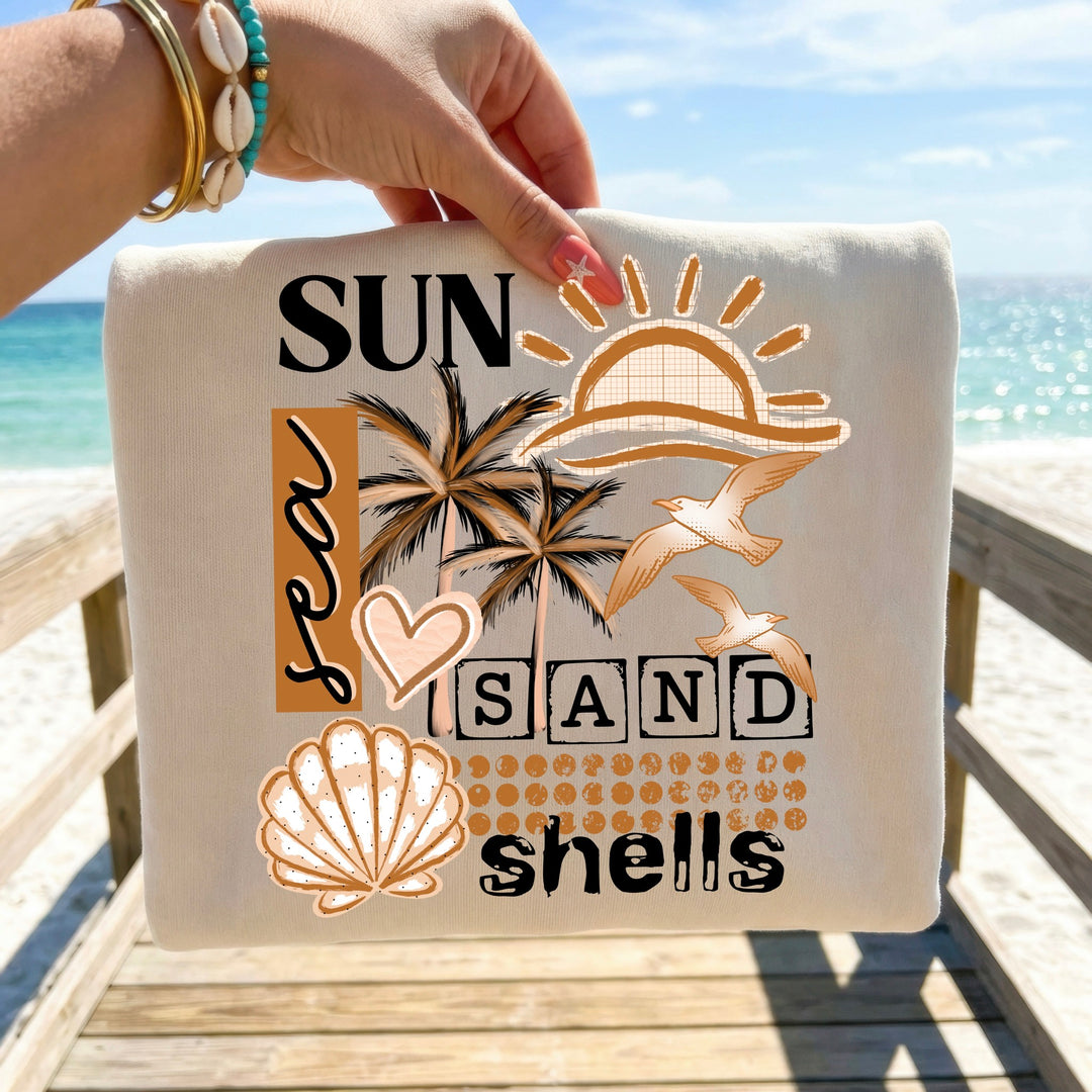 SUN SEA SAND SHELLS