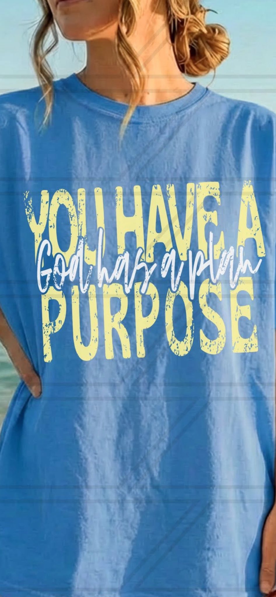 God Has a Plan You Have a Purpose faith DTF transfer design