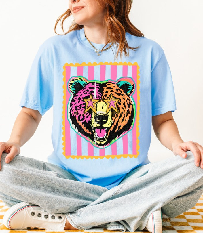 PREPPY MASCOT STRIPES BEAR