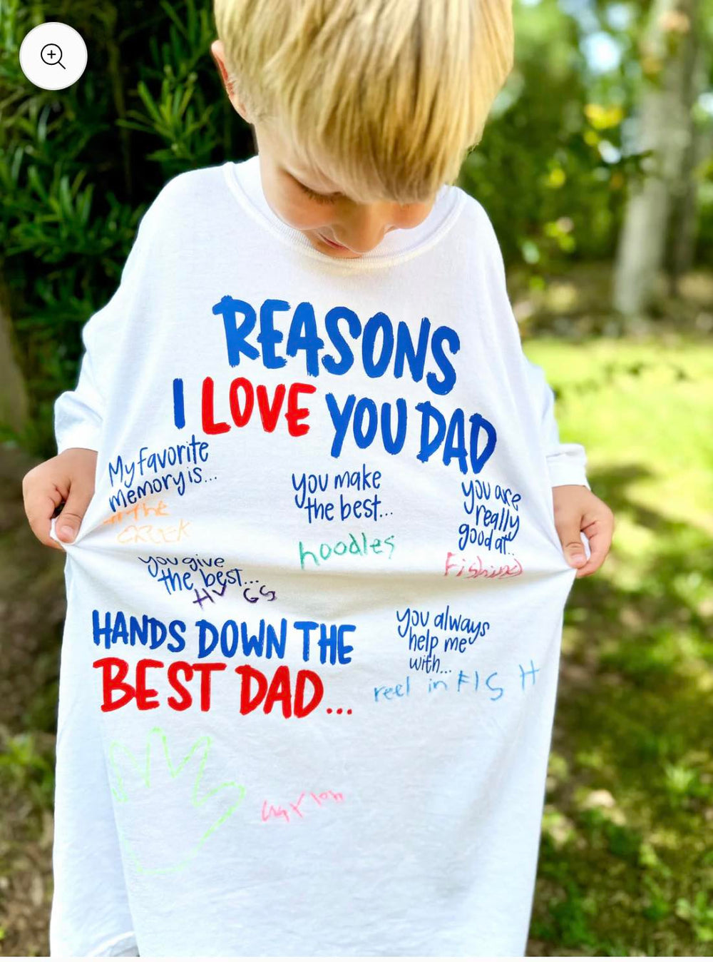 REASONS I LOVE DAD Father's Day DTF transfer design