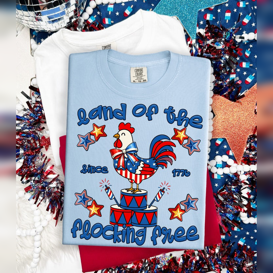 Land of the Flocking Free – DTF Transfer – product image