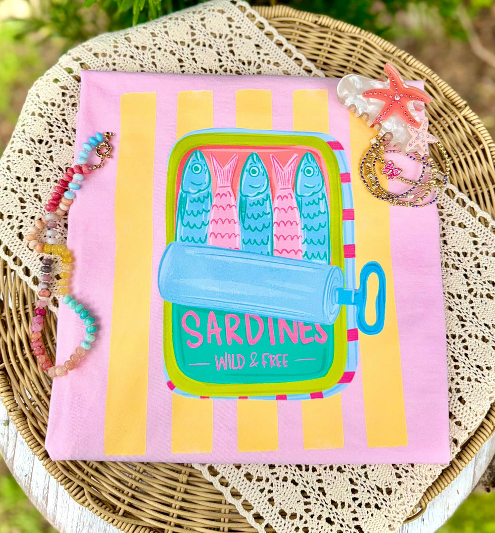 Sardines DTF transfer design – image 1