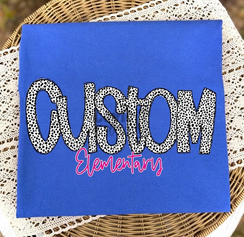 CUSTOM DOTS NAME