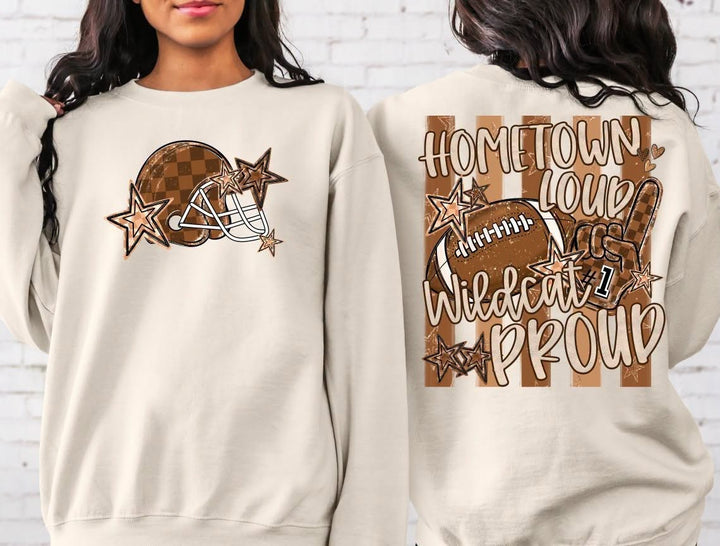 Hometown Loud and Proud - Customizable DTF transfer design