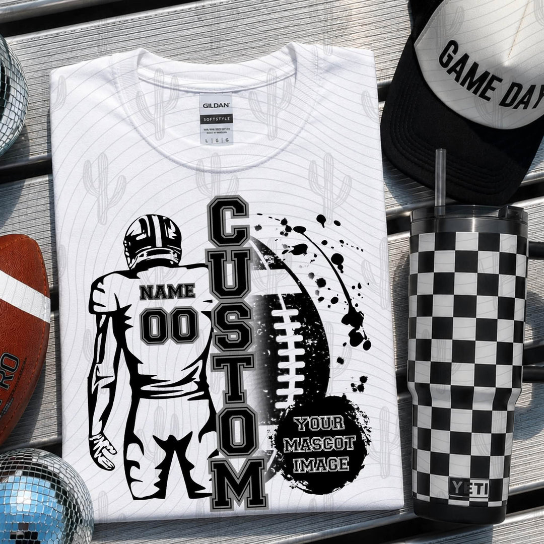 FOOTBALL PLAYER + MASCOT CUSTOM