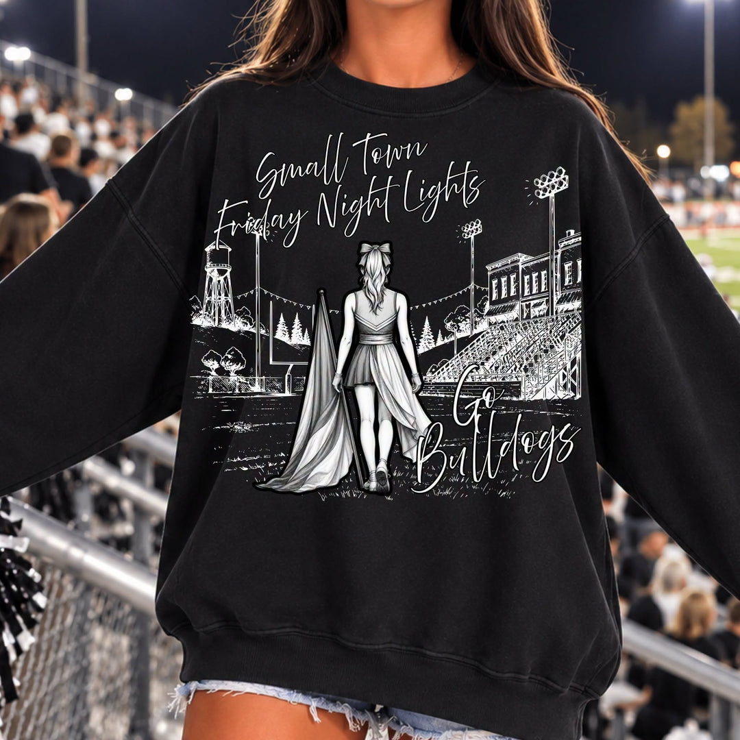 Customizable Small Town Friday Night Lights homecoming design