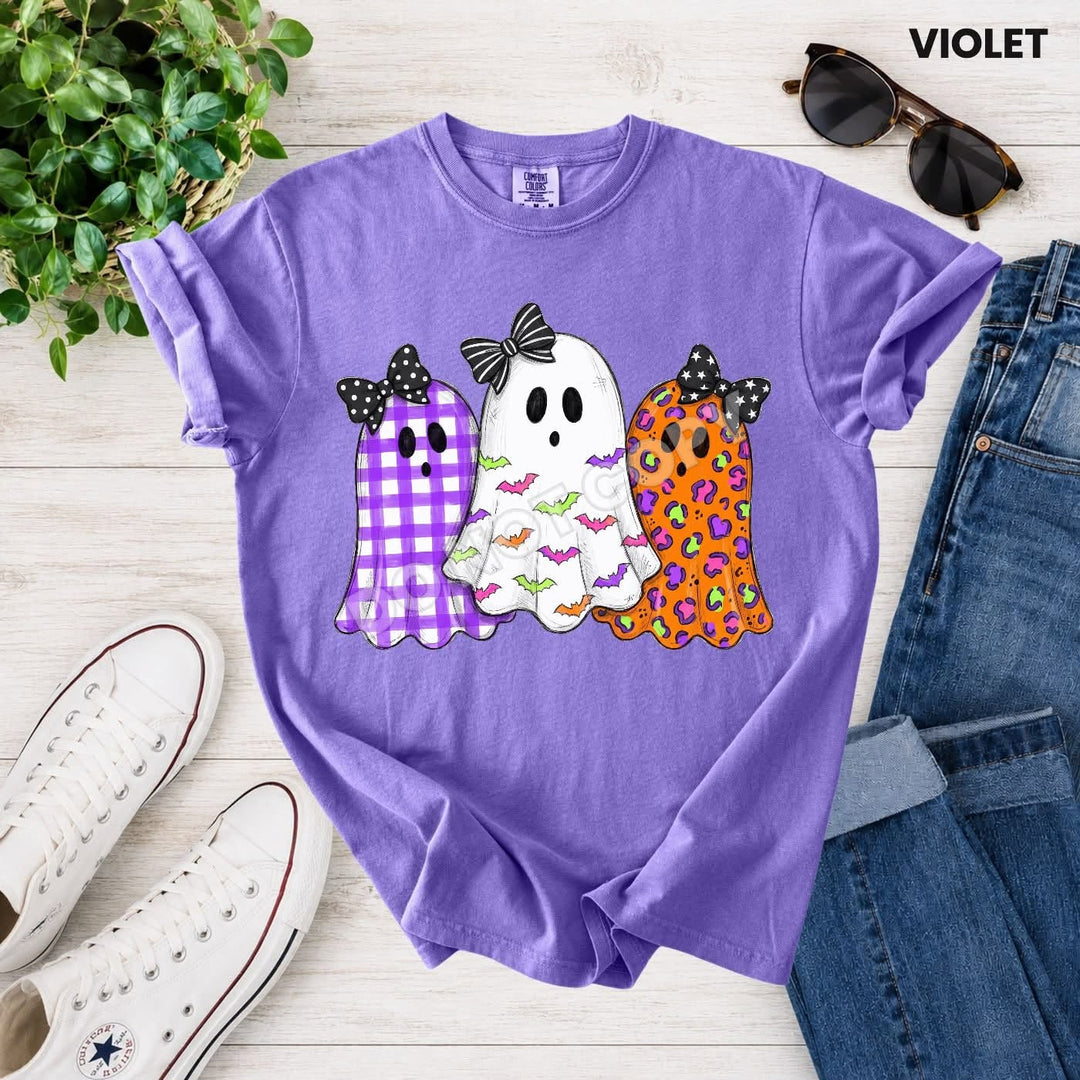 Patterned Ghost Trio – Completed Tee