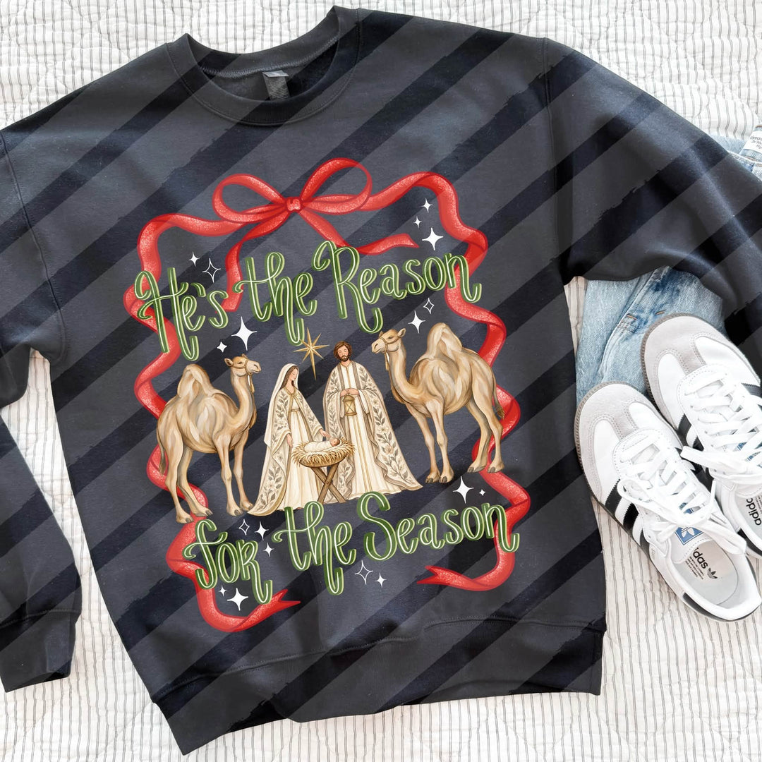 He's the Reason for the Season DTF transfer mockup
