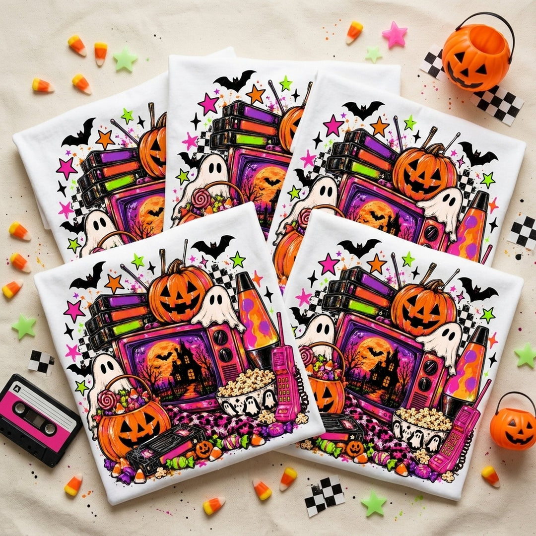 90s Halloween DTF transfer mockup 2