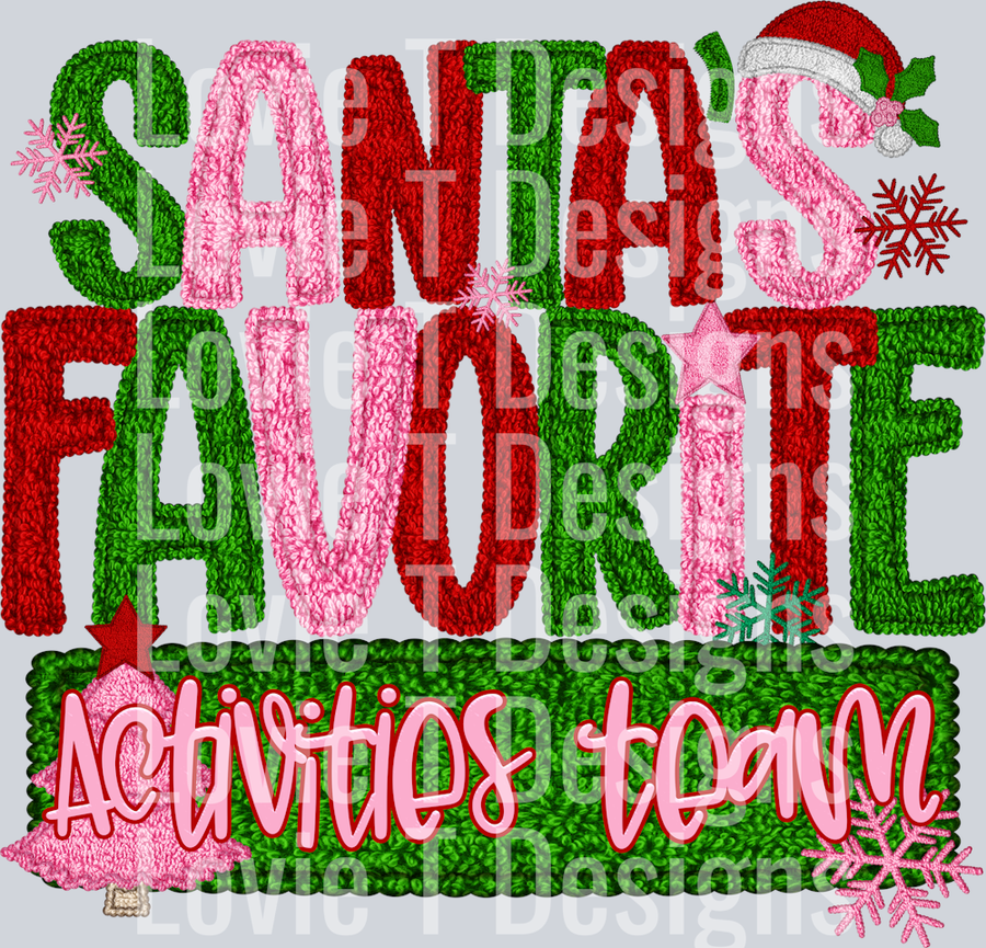 Activities Team  SANTAS FAVORITE