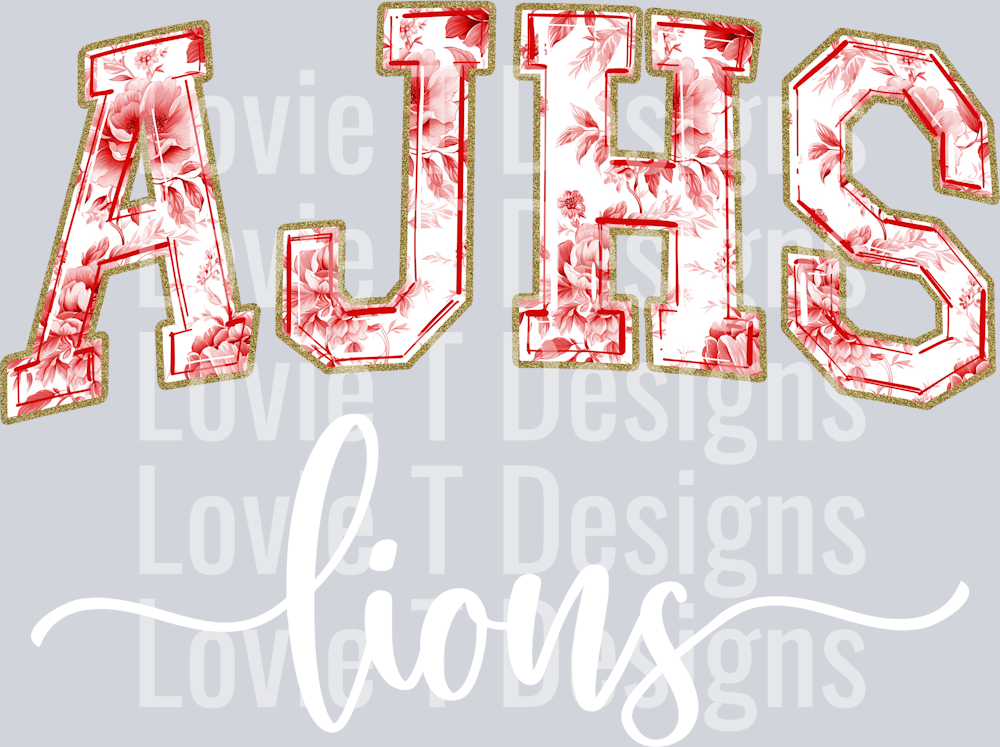 AJHS LIONS RED Toile B