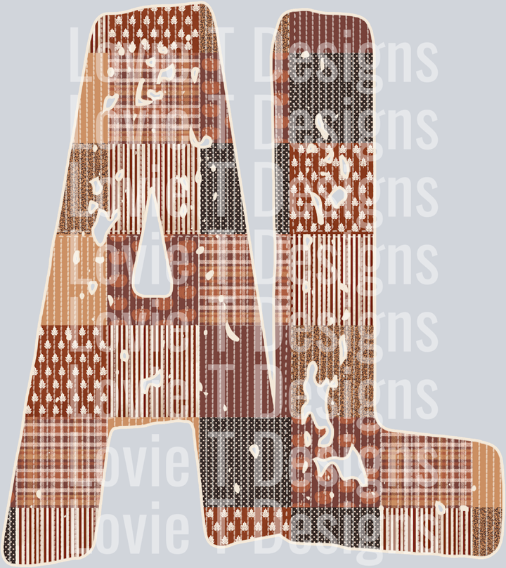 AL Quilted Distressed Browns