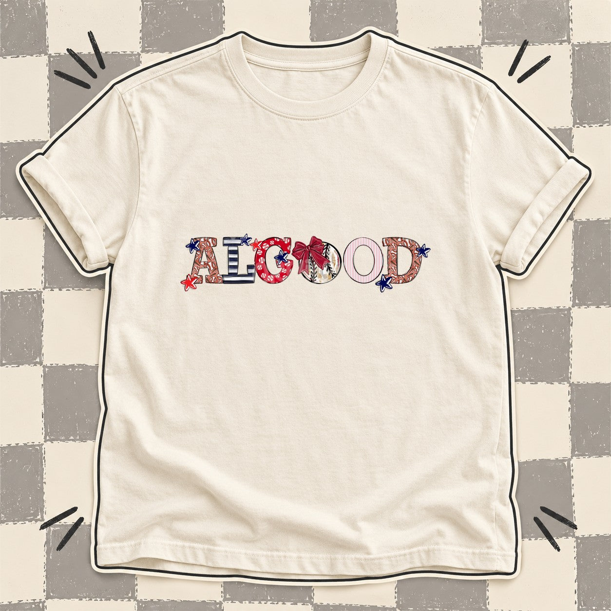 Mixed Doodle Baseball Mascots – Ballpark Classic Algood design