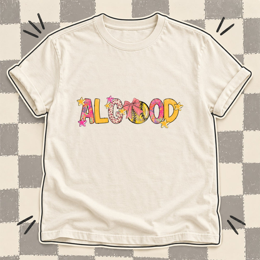 Algood Mixed Doodle Softball Mascots – Softball Brights DTF transfer mockup