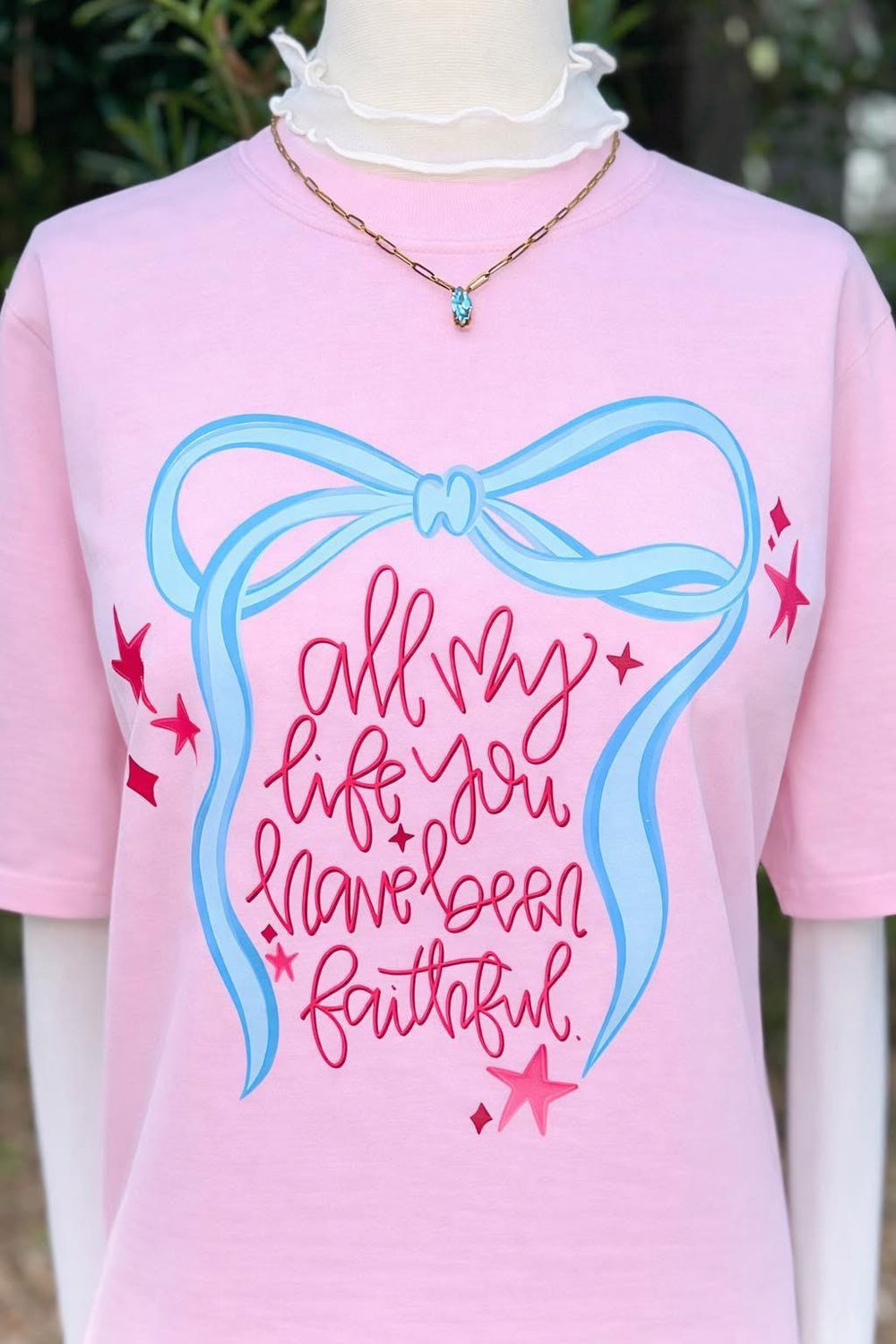 All My Life Faith DTF transfer design