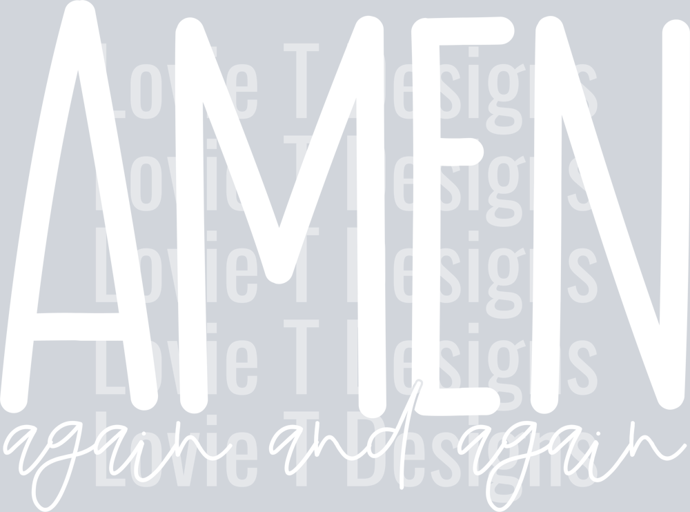 Amen Again and Again White