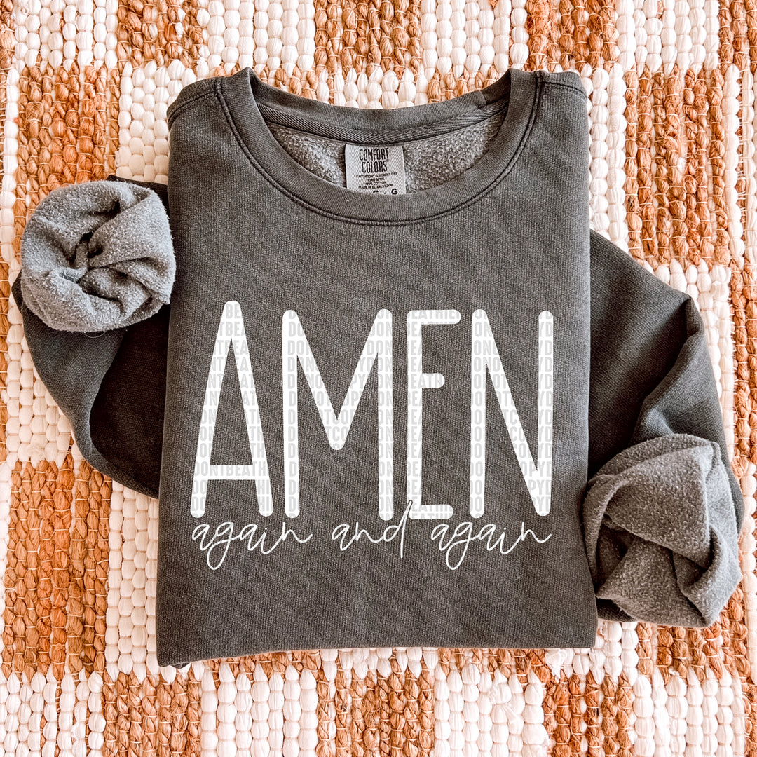 AMEN AGAIN AND AGAIN WHITE