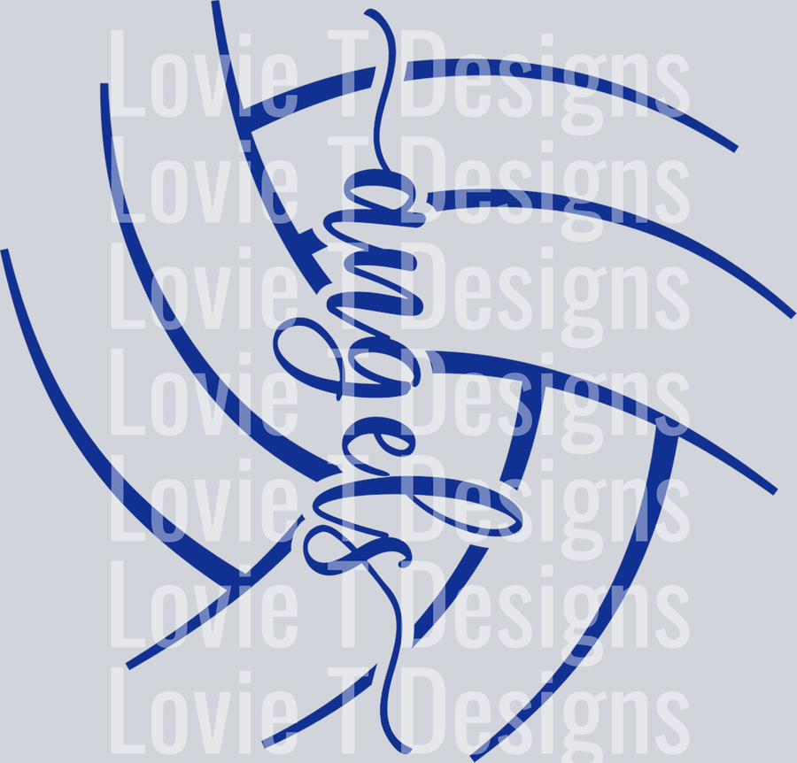 ANGELS VOLLEYBALL SCRIPT ROYAL