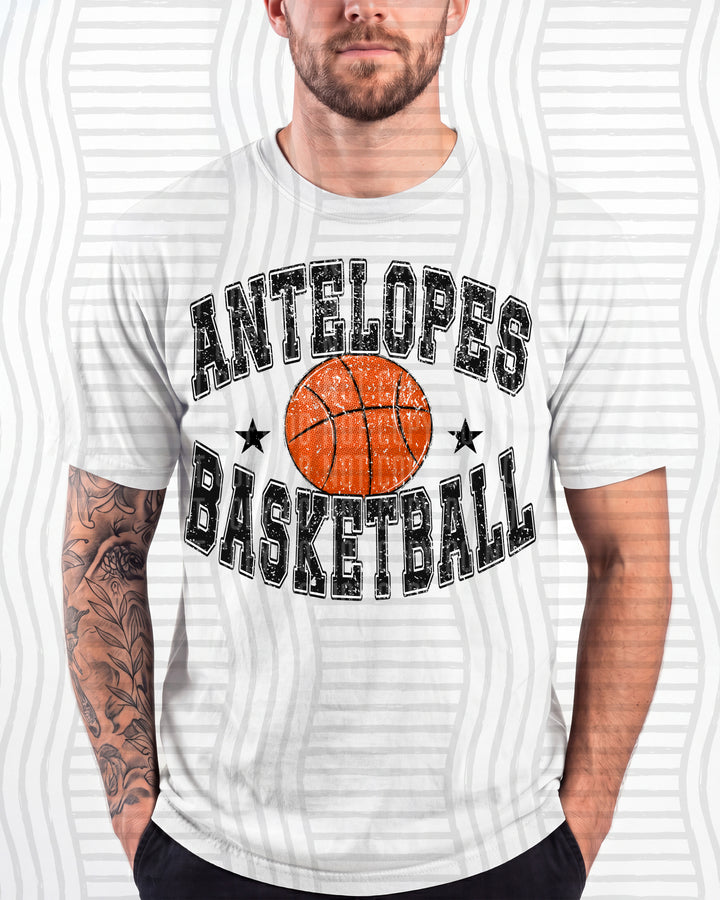 Antelopes Basketball Varsity Mascots DTF transfer