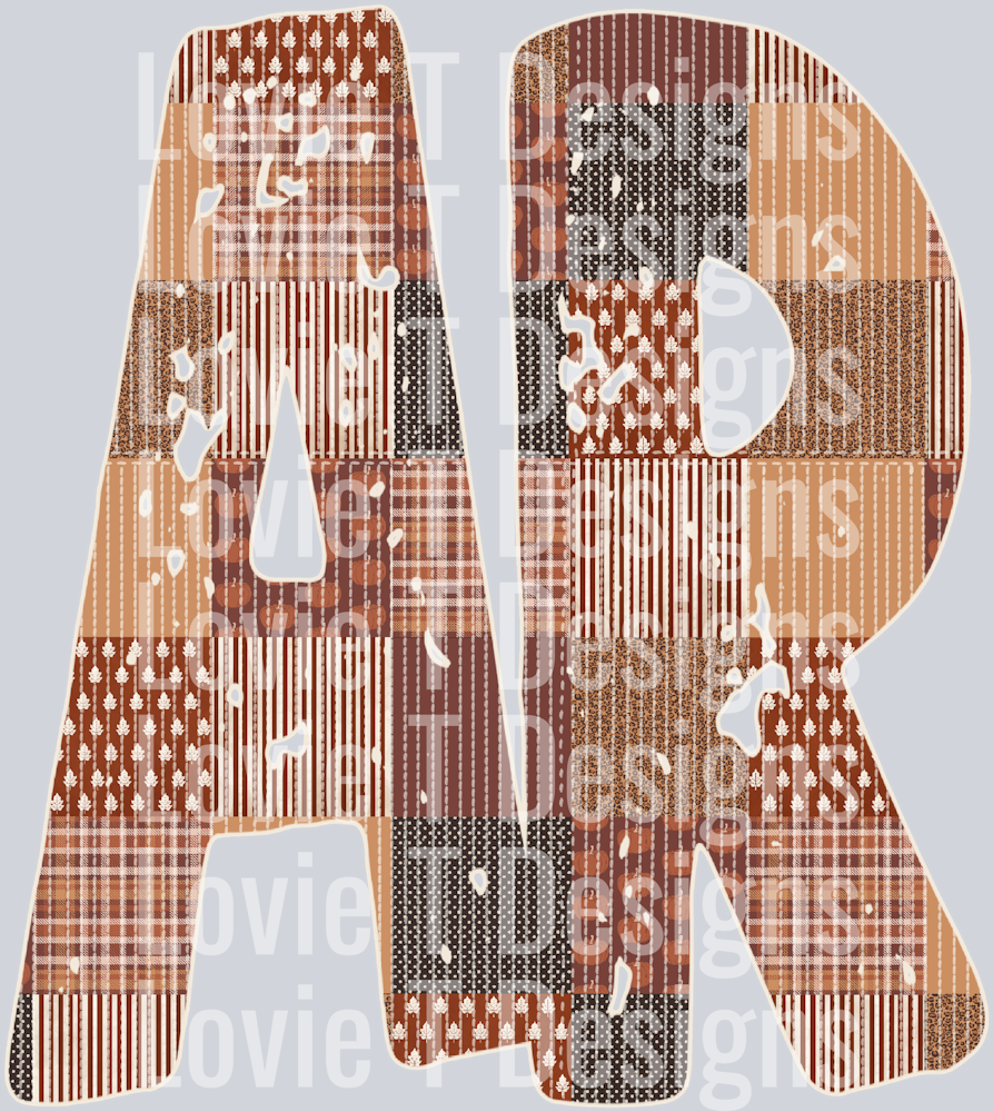 AR Quilted Distressed Browns