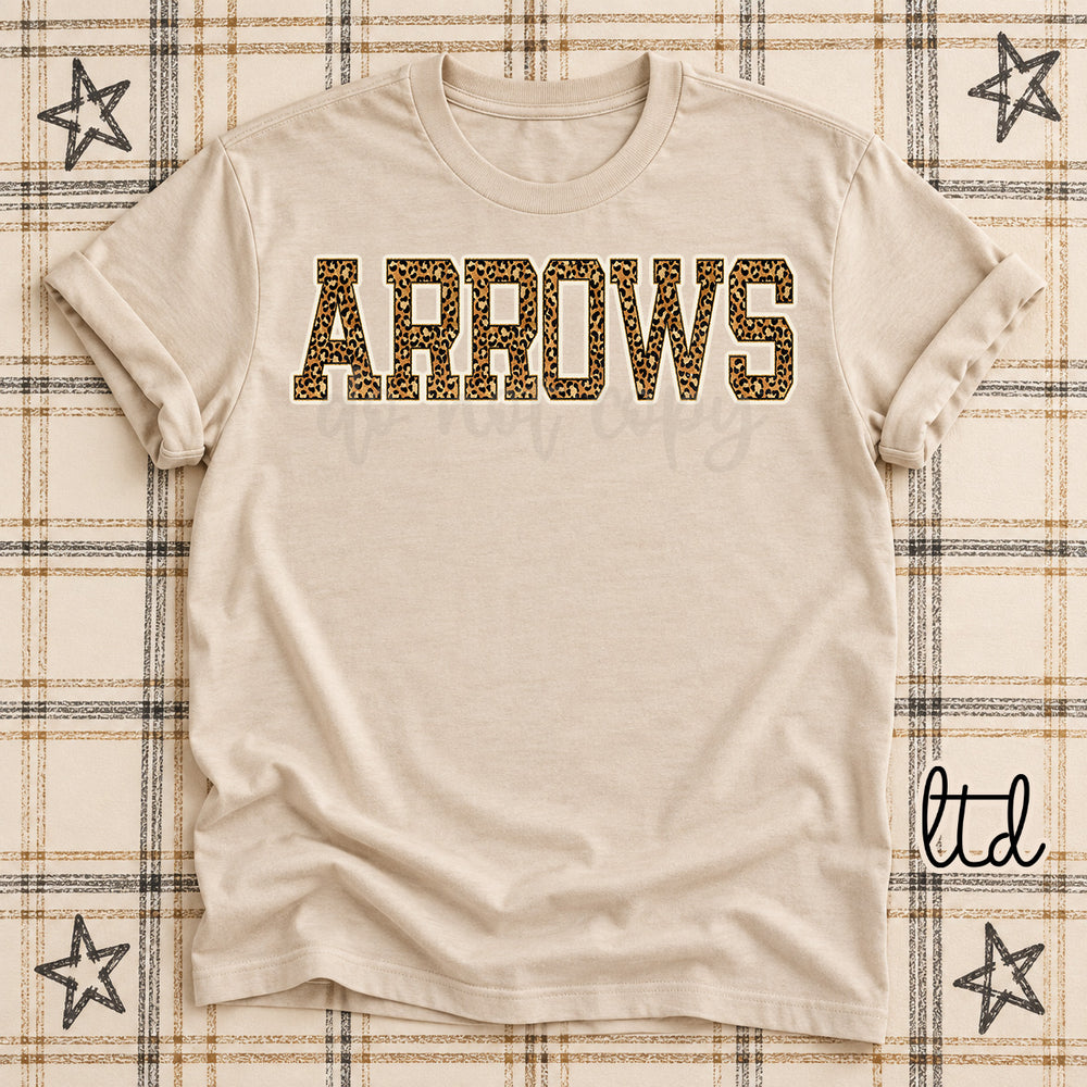 Arrows Dark Leopard Mascots DTF transfer