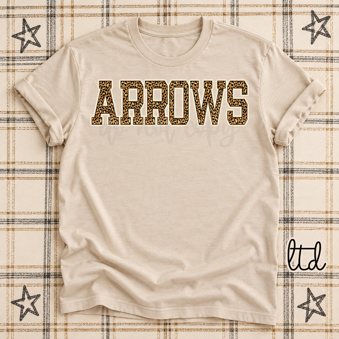 Arrows Dark Leopard Mascots DTF transfer