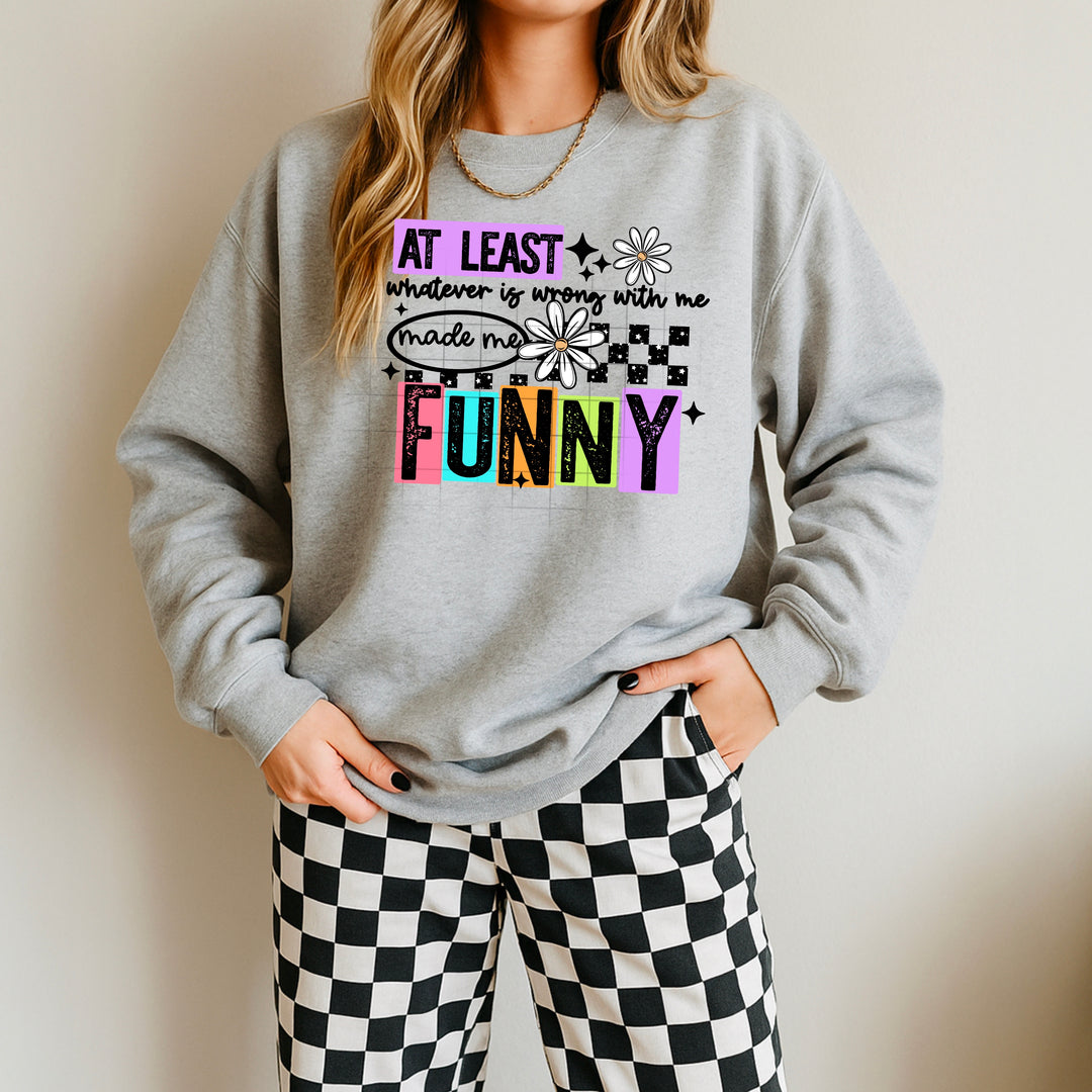 At Least Whatever Is Wrong with Me Black Words DTF transfer design – image 1