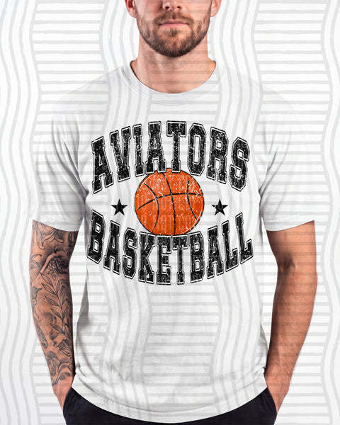 Basketball Varsity Mascots Aviators design