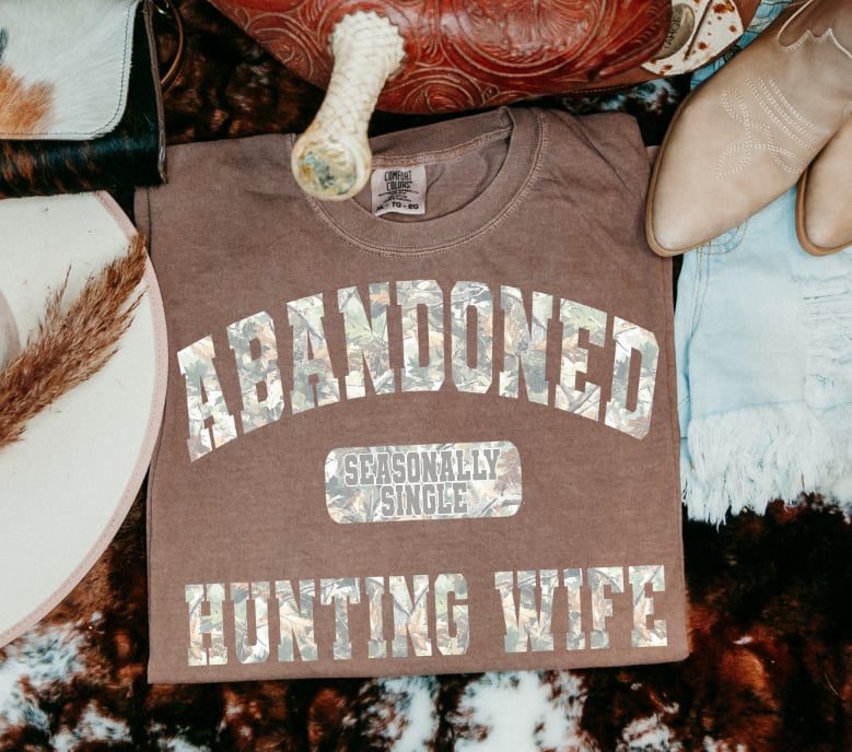 Abandoned Hunting Wife V1 DTF transfer design – image 1