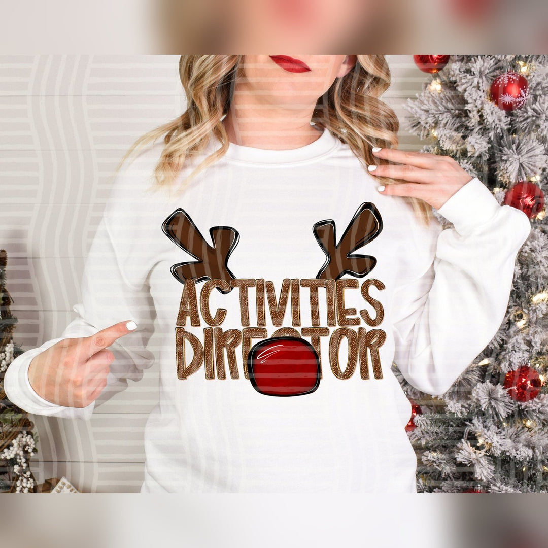 Activities Director Deer Antler School Staff DTF transfer