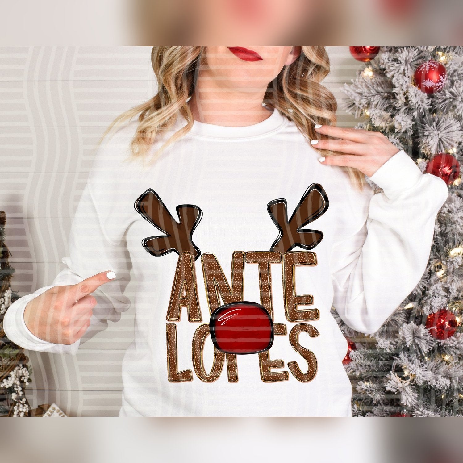 Deer Antler Mascots Antelopes design