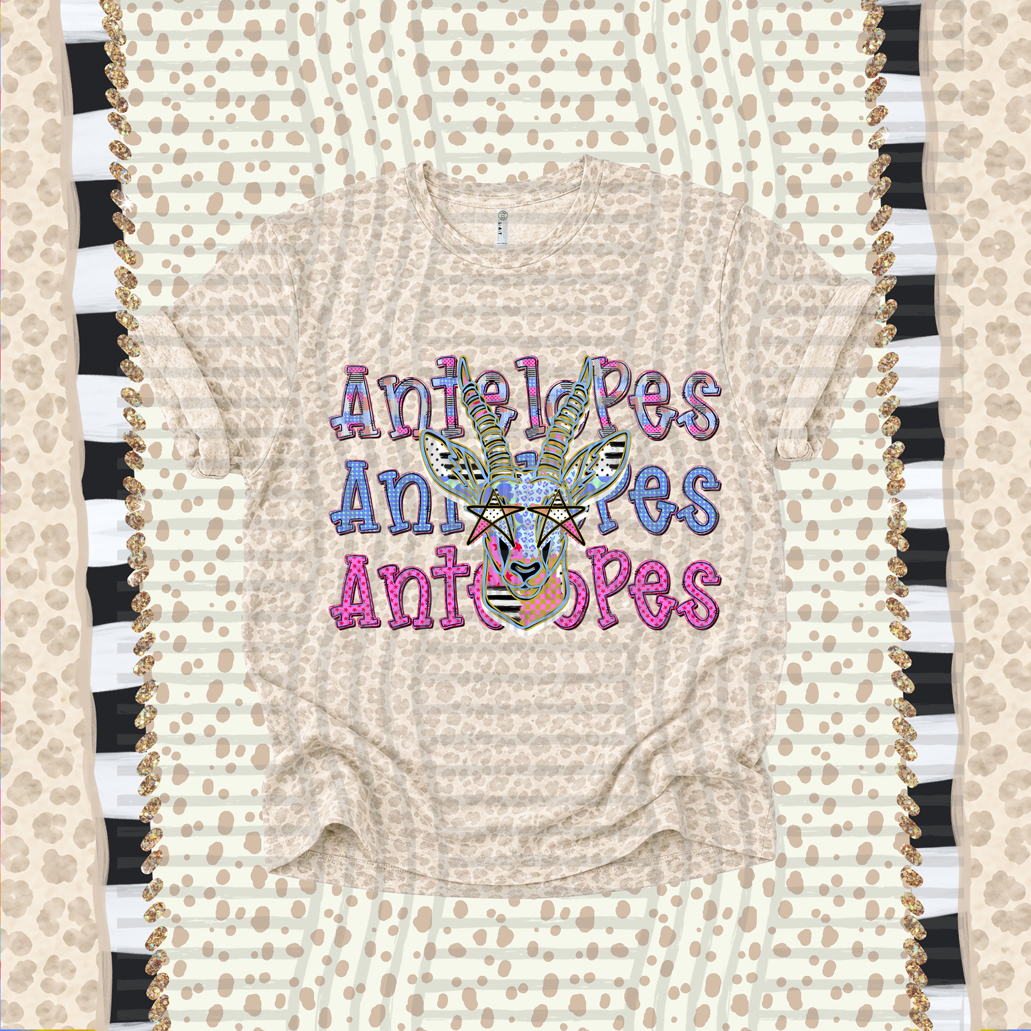 Dolly Doodle Mascots Antelopes design